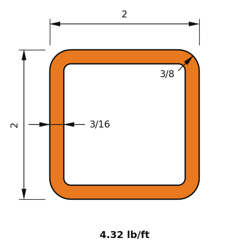 HSS2x2x.1875
