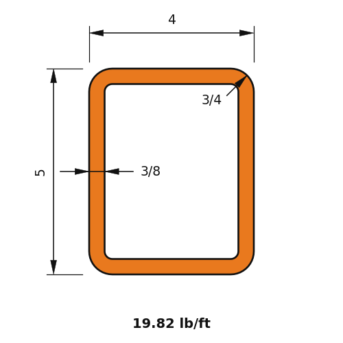 HSS5x4x.375