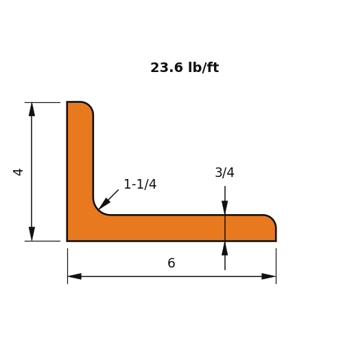 L6x4x.75