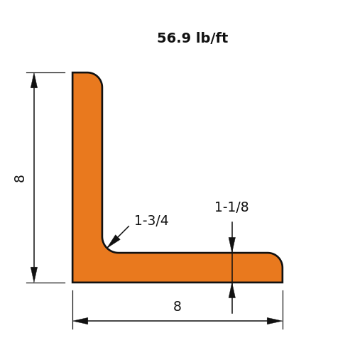 L8x8x1.125