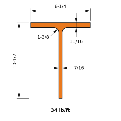 WT10.5x34