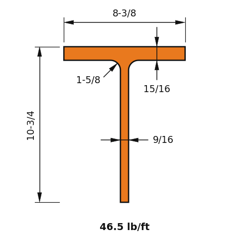 WT10.5x46.5