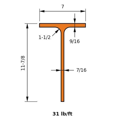 WT12x31