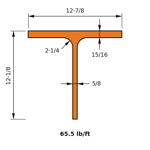 WT12x65.5