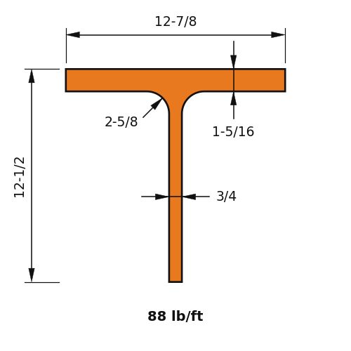 WT12x88