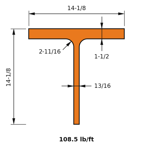 WT13.5x108.5