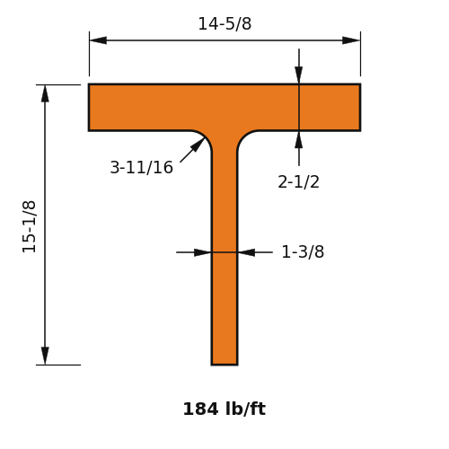 WT13.5x184