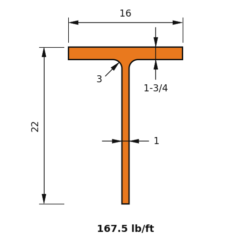 WT22x167.5