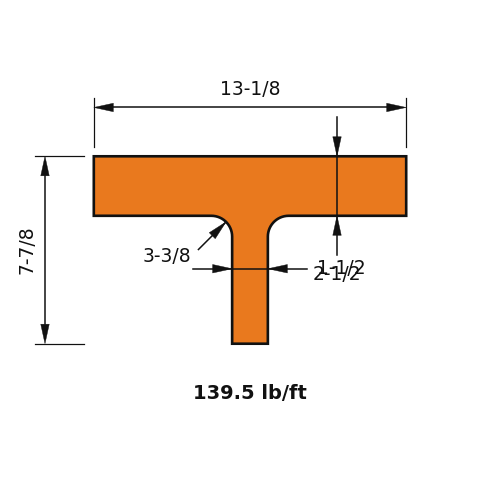 WT6x139.5