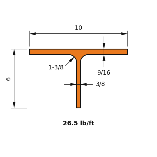 WT6x26.5